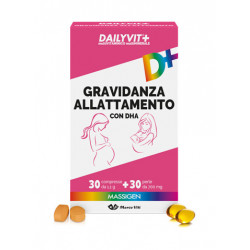 DAILYVIT+ GRAVIDANZA/ALLATTAMENTO 30 PERLE+30 COMPRESSE