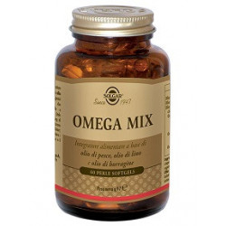 SOLGAR OMEGA MIX - Integratore di omega 3,6,9 - 60 PERLE