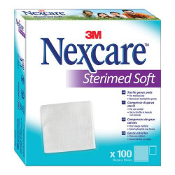 NEXCARE STERIMED SOFT GARZA STERILE 10X10CM M/L 100PEZZI