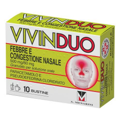 VIVINDUO FEBBRE E CONGESTIONE NASALE 10 BUSTINE