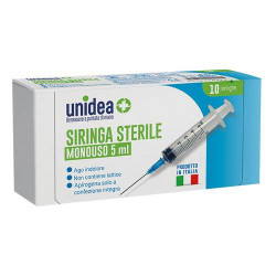 UNIDEA SIRINGA 5ML MONOUSO 10 PEZZI