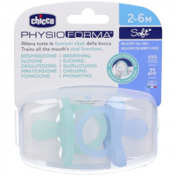 Chicco Gommotto PhysioForma Silicone 2-6mesi 2pezzi