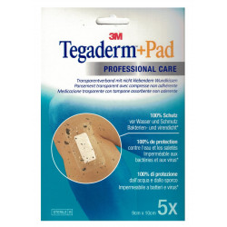 TEGADERM+PAD Cerotto impermeabile 9X10cm 5pezzi