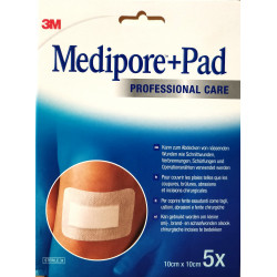 MEDIPORE+PAD Cerotto 10X10cm 5pezzi