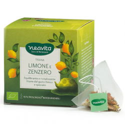 Neavita Filtroscrigno Limone e zenzero Tisana 15 filtri