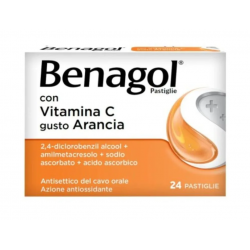 BENAGOL VITAMINA C GUSTO ARANCIA 24 PASTIGLIE