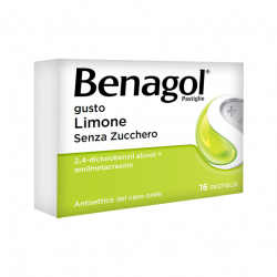 BENAGOL LIMONE SENZA ZUCCHERO 16 PASTIGLIE