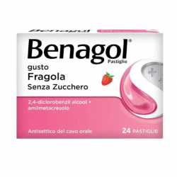 BENAGOL SENZA ZUCCHERO FRAGOLA 24 PASTIGLIE