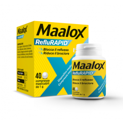 MAALOX REFLURAPID 40 COMPRESSE MASTICABILI