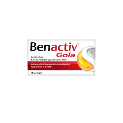 BENACTIV GOLA 16 PASTIGLIE - LIMONE E MIELE