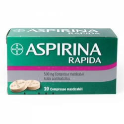 ASPIRINA RAPIDA 10 COMPRESSE MASTICABILI DA 500MG