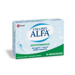 COLLIRIO ALFA ANTISTAMINICO 10 FLACONCINI MONODOSE DA 0,3