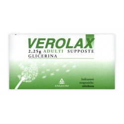 VEROLAX ADULTI 18 SUPPOSTE GLICERINA DA 2,25G