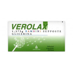 VEROLAX BAMBINI 18 SUPPOSTE GLICERINA DA 1,375G