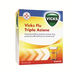 VICKS FLU TRIPLA AZIONE SOLUZIONE ORALE 10 BUSTINE