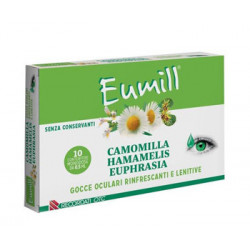 EUMILL CAMOMILLA HAMAMELIS EUPHRASIA GOCCE OCULARI 10 FLACONCINI MONODOSE DA 0,5 ML