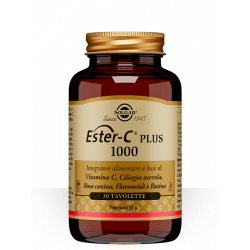 SOLGAR ESTER C PLUS - Integratore di Vitamina C naturale 1000 mg - 30 TAVOLETTE