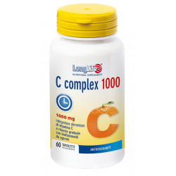 Longlife C Complex 1000 60 tavolette - Vitamina C a rilascio graduale.