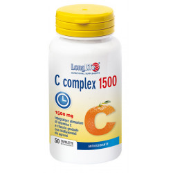 Longlife C Complex 1500 50 Tavolette - Vitamina C con microsfere a rilascio graduale