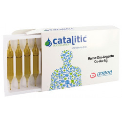 Catalitic Rame Oro Argento Cu-au-ag oligoelementi 20 ampolle