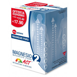 Magnesio 2 Act Puro Polvere da 300g
