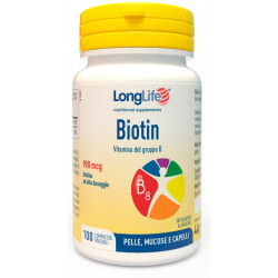 Longlife Biotin 900mcg 100 compresse