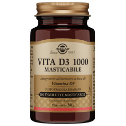 SOLGAR Vitamina D3 1000 100tav Masticabili