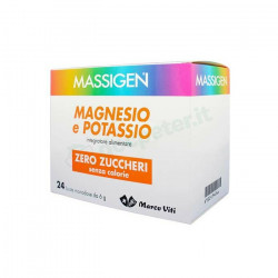 MASSIGEN Magnesio Potassio Zero Zuccheri 24buste