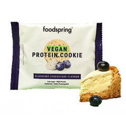 Foodspring Vegan Protein Cookie Cheesecake ai Mirtilli 50gr